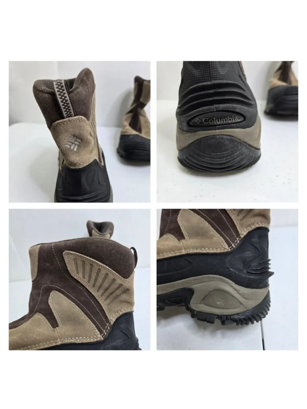 Columbia Men's Snowtrek Techlite Omni-Grip winter boots 11 Brown Snow 200 grams